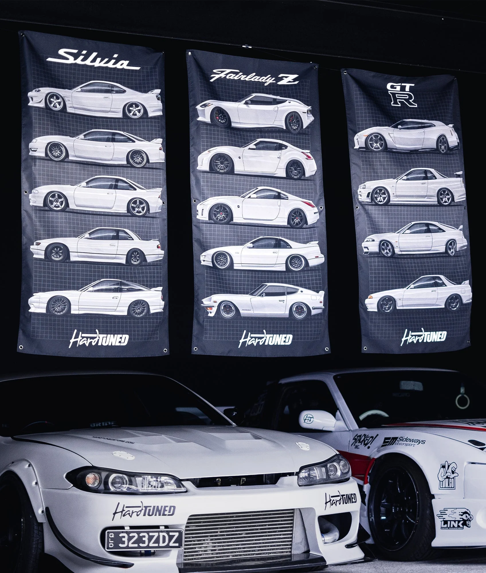 Nissan GTR Generations Garage Flag - Image 4