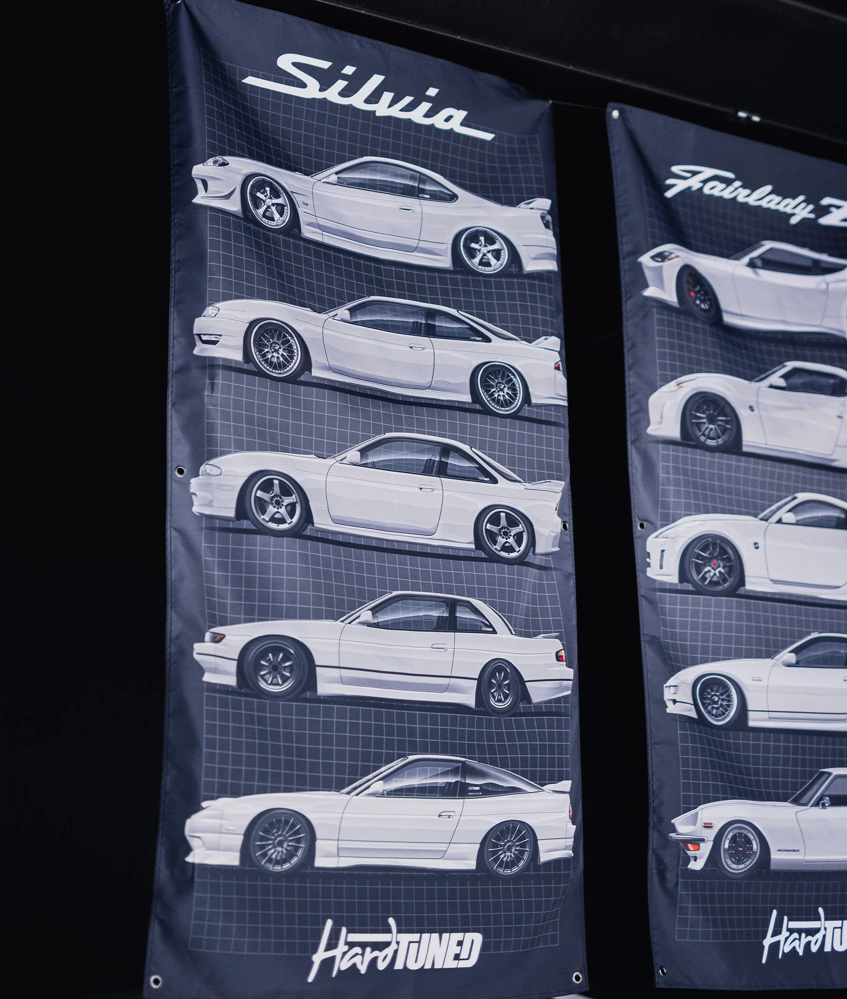 Nissan Silvia Generations Garage Flag - Image 8